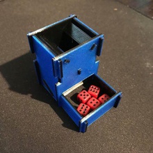 mini dice tower jogo 3d print model - Mito3D