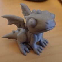 mini dragon 3d print model - Mito3D