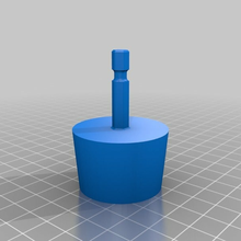 mini drill spool winder support filament holder 3d_printer_accessories 3d print model - Mito3D