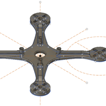 mini-Drohne 3d - Rahmen verschiedene frame mini Drohne mühsam 3d print model - Mito3D