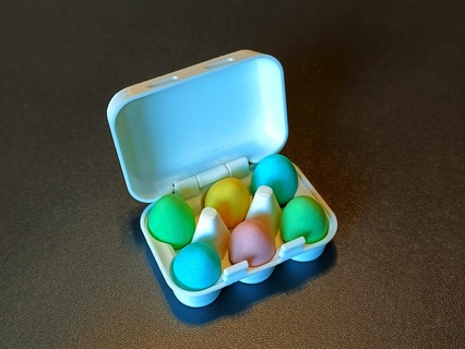 mini œufs carton conteneurs 3d print model - Mito3D