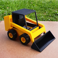 mini excavator game toy children gift 3d print model - Mito3D