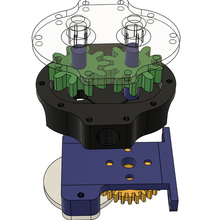 mini external gear pump 3d print model - Mito3D