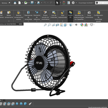 mini fan 3d print model - Mito3D