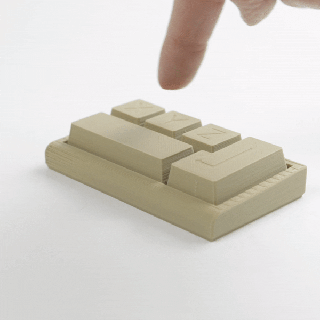 mini agiter clavier jouet jeu 3d print model - Mito3D