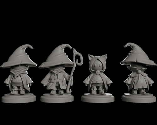 mini estatuetas of mágicos minifiguras borda jogos brinquedos 3d impressão 3d print model - Mito3D