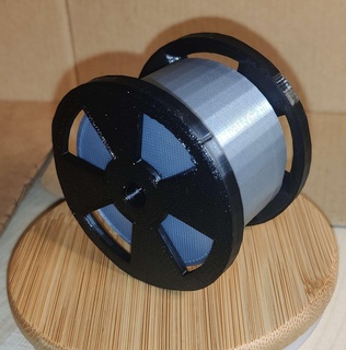 mini filament bobine afficher mignonne filamentspool testprint 3d print model - Mito3D