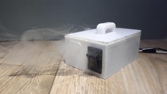mini niebla máquina bricolaje diy electrónica 3d print model - Mito3D
