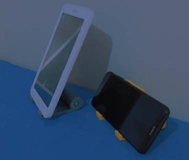 mini folding stand tablet support phone 3d print model - Mito3D