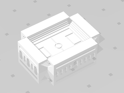 mini football stadium 3d print model - Mito3D