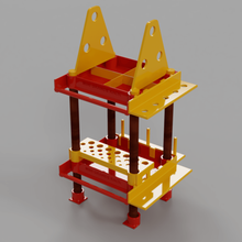 mini-grande modular tool rack & organizer system Malerei storage tools Veranstalter 3d print model - Mito3D