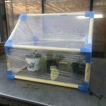 mini greenhouse - corner pieces gardening diy plant 3d print model - Mito3D