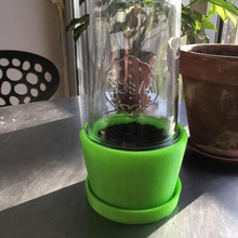 mini greenhouse pot tool 3d print model - Mito3D