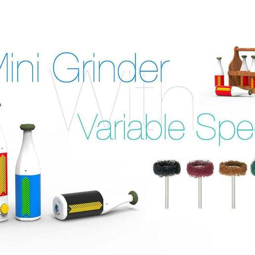 mini grinder art tools 3D print model - Mito3D