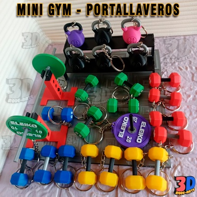 mini jimnastik portal pulları sınır dışı etmek llavero llaveros porta eleiko haydut yuva dambıllar kettlebells fitness 3d print model - Mito3D