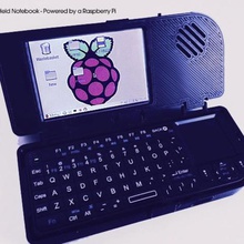 mini de mano portátil alimentado raspberry pi remix gadget equipo computadora adafruit 3d print model - Mito3D