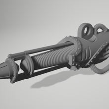 mini impérial robot transformateur barre pistolet Jeu Chevalier armure arme moirax conversion faisceau canon 3d print model - Mito3D
