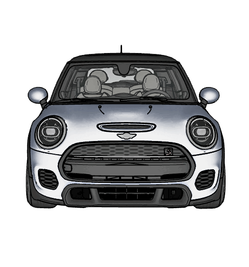 mini john cooper works supercar auto cars car motorsport suvs traffic police crossovers rally sedans tuning derby races 3D print model - Mito3D