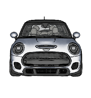 mini john cooper works supercar auto cars car motorsport suvs traffic police crossovers rally sedans tuning derby races 3d print model - Mito3D