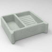 Mini Wäsche Zimmer Werkzeug Bürsten Mexikaner 3d print model - Mito3D