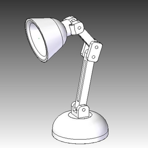 mini lámpara led.casa 3D print model - Mito3D