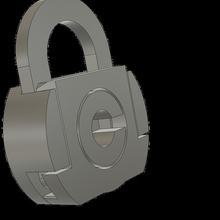 mini serratura manette chiave 3d print model - Mito3D