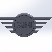 mini logo Mode Fahrzeug 3d print model - Mito3D