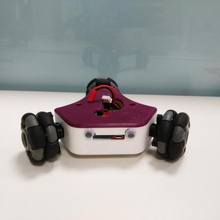 mini loki omnidirectional robotic platform gadget bqlabs omniwheel omni wheel printbot robotics wheels witbox 3d print model - Mito3D