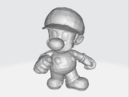mini Luigi Süper Mario kardeşler düşük poli oyun Kardeşler benzin pompası yoshi kart değiştirmek ganimet şeftali karakurbağası Waluigi Wario eşek kong nintendo 3d print model - Mito3D