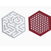 mini marble maze keychian version game 3d print model - Mito3D