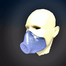 mini máscara de coronavírus covid-19 thread ferramenta 3d print model - Mito3D