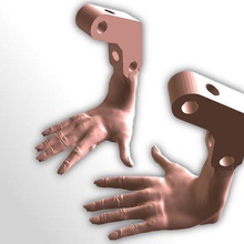 mini mendel vértice de la mano varios 3d marco huxley reprap 3d print model - Mito3D