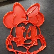 mini mouse cookie cutter 3d print model - Mito3D