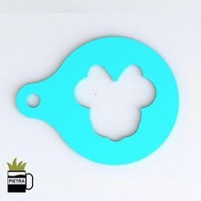 mini mouse disney template decorate your breakfasts home clay porcelain fondant micky minie donald pluto goofy cookies sharp cutters templates breakfast cafe beverages 3d print model - Mito3D