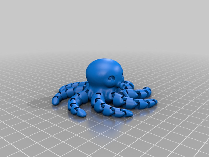 mini poulpe 3d impression 3D print model - Mito3D