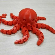 mini pulpo lindo juguete minioctopus 3d print model - Mito3D