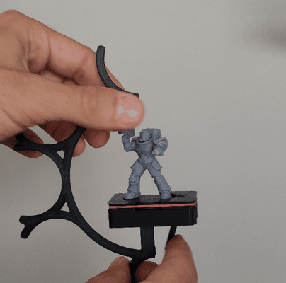 mini peinture manipuler jeu miniature 40000 sombre ttrpg poignée 3d print model - Mito3D