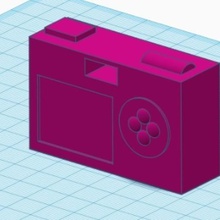 mini appareil photo jeu de l'appareil la caméra jouet jeux modèles l'architecture artefacts 3d print model - Mito3D