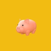 mini cochon la maison le piggy karaoké animal 3d print model - Mito3D