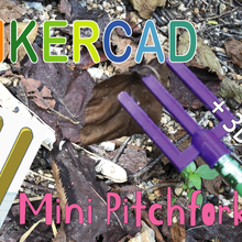 mini pitchfork crayon toy & tinkercad jeu jouet 3d print model - Mito3D