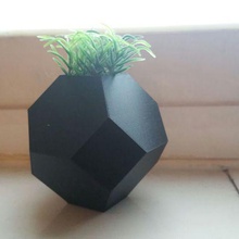 mini fioriera casa albero geodetica geomatric decorazione 3d print model - Mito3D
