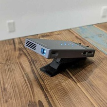 mini projector stand - support foldable compact tilting polaroid pico 3d print model - Mito3D