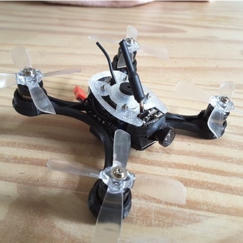 mini quad racer 100mm brushless gemfan 0806 6200kv 2s gadget 16x16 72volts betaflight betaflightf3 motor bushless camera fpv fishpepper flight controller frsky lipo battery micro f3 nano quadcopter osd polycarbonate sbus soft mount stm32f3 taranis ultimaker original 3D print model - Mito3D