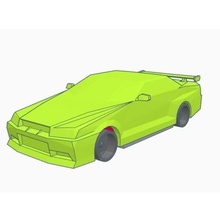 mini rc drift Auto-Prototyp Spiel 3d print model - Mito3D