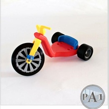 mini retro toys - big wheel bike toy classic kid fun vintage tricycle cute diecast desktop child childhood 3d print model - Mito3D