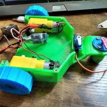 mini robot plataforma artilugio robótica 3d print model - Mito3D