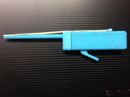 mini caucho banda pistola 3d impresión mecánico juguetes juego funcional 3d print model - Mito3D