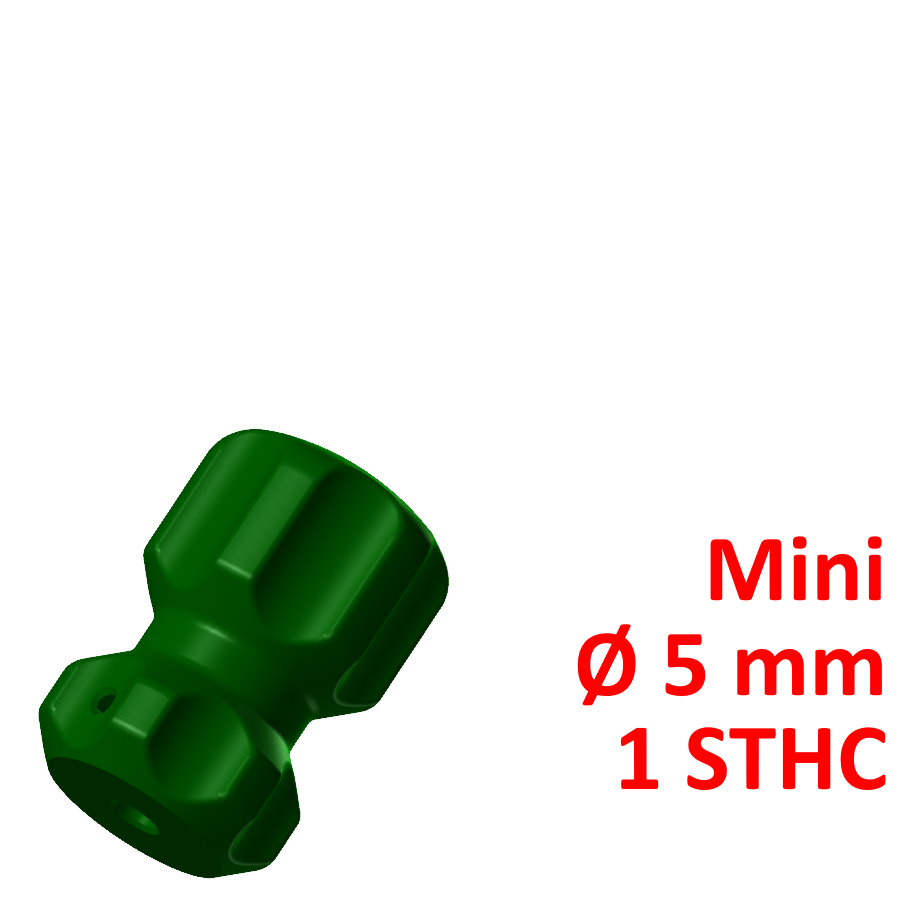 mini screwdriver handle 5 1 needle screw sleeve 3D print model - Mito3D