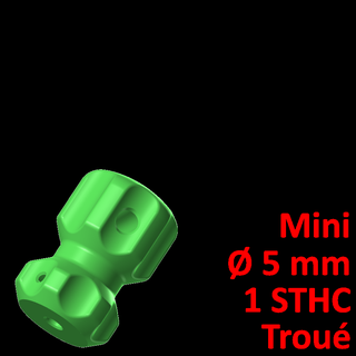 Mini Schraubendreher Griff 5 Loch 1 Nadel Schraube Ärmel 3d print model - Mito3D