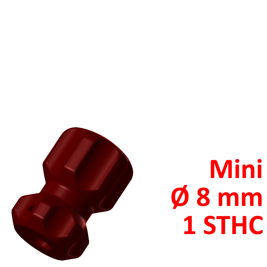 mini screwdriver handle 8 1 needle screw sleeve 3D print model - Mito3D